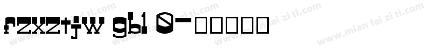 fzxztjw gb1 0字体转换